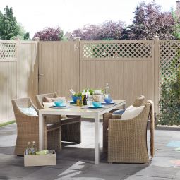 TraumGarten Sichtschutzzaun LONGLIFE RIVA mit 5