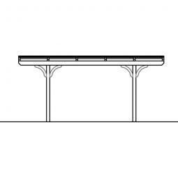 Skan Holz Doppelcarport Odenwald Schiefergrau 4