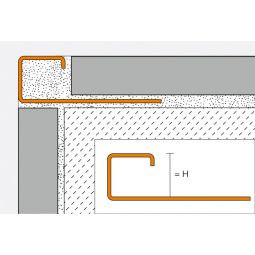Schlüter-QUADEC EB Abschlussprofil Edelstahl gebürstet 5