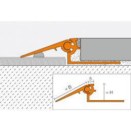 Schlüter-RENO AEV Übergangsprofil Aluminium 12,5mm 3