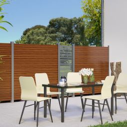 TraumGarten Sichtschutzzaun SYSTEM Rhombus Bambus 6