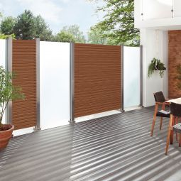 TraumGarten Sichtschutzzaun SYSTEM Rhombus Bambus 7