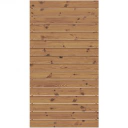 TraumGarten Sichtschutzzaun SYSTEM Rhombus Thermo-Holz 3