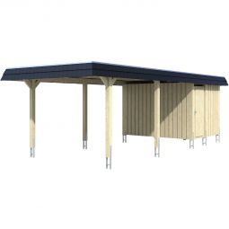 Skan Holz Einzelcarport Wendland mit 3