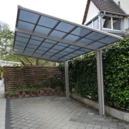 XIMAX Aluminium Carport Linea Schwarz 7