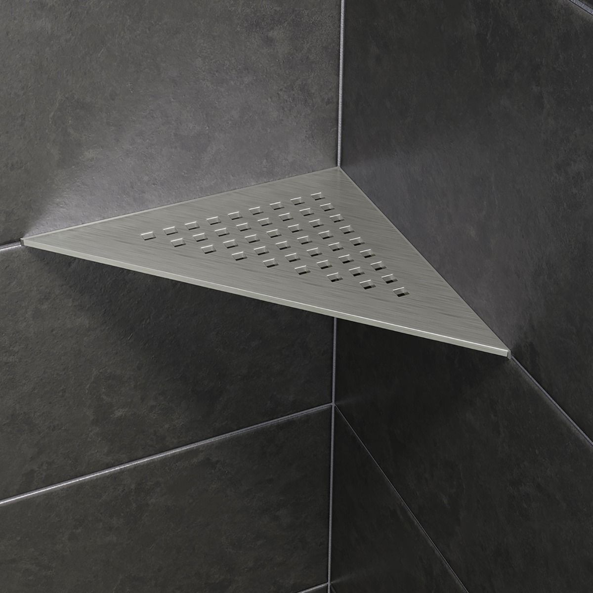 Schlüter-SHELF-E-S1 EB SQUARE Edelstahl V2A gebürstet
