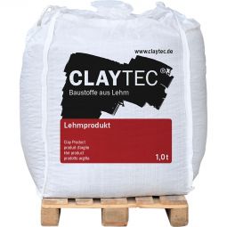 CLAYTEC Baulehm ERDFEUCHT 1,0 t-Big-Bag Körnung bis 5 mm