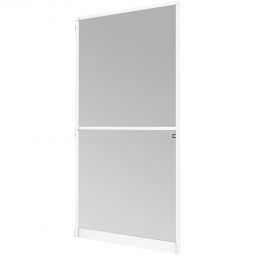 Windhager Insektenschutz Plus Rahmen Tür 100x210 cm Weiß pulverbeschichtete Aluminiumprofile, Einbautiefe: 16 mm