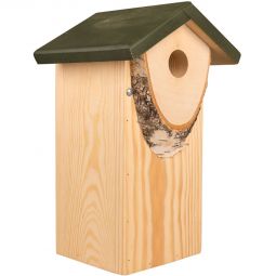 Windhager Nistkasten Mountain Lodge Nistkasten für größere Vögel mit Reinigungsöffnung & Holzschutz