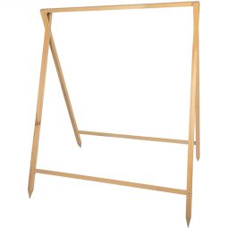 Windhager Holz-Rankhilfe Zelt 90x75x105 cm Frei stehende Rankhilfe in Zeltform für Gemüse und Blumen