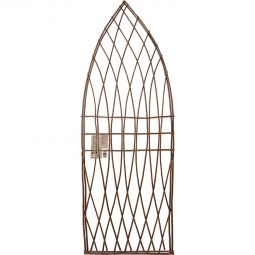 Windhager Weide-Rankgitter Spitzbogen 55x150cm Für Kletterpflanzen & Sichtschutz