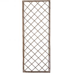 Windhager Weide-Rankgitter Rechteck Rankhilfe 55x150cm Für Kletterpflanzen & Sichtschutz