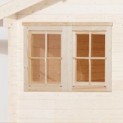 weka Gartenhaus Doppelfenster Wandstärke 21-28mm Abmessung (BxH): 138x79cm