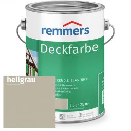 Remmers Deckfarbe hellgrau Starker Wetterschutz, hohe Deckkraft, auf Wasserbasis
