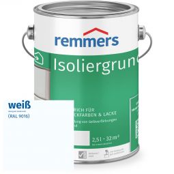 Remmers Isoliergrund weiß streichq. RAL 9016 Zuverlässiger Schutz - wasserbasierter Spezialanstrich gegen Holzverfärbungen