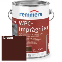 Remmers WPC-Imprägnier-Öl braun 2,5 l Lösemittelbasiertes Pflegeöl - schützt nachhaltig WPC, Resysta & Bambus im Außenbereich