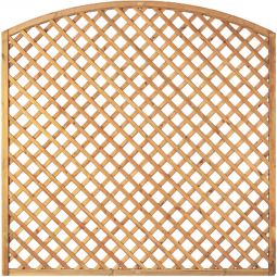 T&J Bogen-Rankzaun MW 6x6 cm Sichtschutz Bogen-Rankzaun, Maße 180x180/160 cm, kesseldruckimprägniertes Holz, 6x6 cm Maschenweite, Rahmenstärke ca. 45x45 mm