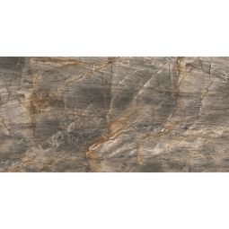 Wellker Fliesen Feinsteinzeug Aibonito grau glasiert poliert rektifiziert 60x120 cm, Stärke 9 mm