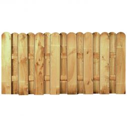 T&J Gartenzaun DAAN Vorgartenzaun Holzzaun Gartenzaun DAAN 180x90 cm, kesseldruckimprägniertes Holz, starke Lamellen 20x145 mm, Edelstahlnägel – stabil & wetterfest