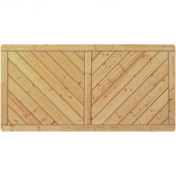 T&J Gartenzaun CLASSIC Vorgartenzaun Holzzaun Klassischer Vorgartenzaun aus imprägnierter Fichte, 180x90 cm, stabile Rahmenkonstruktion, Edelstahl geklammert, wetterfest und formstabil