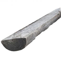 T&J Halbriegel ROBINIE naturgewachsen Halbriegel aus naturgewachsener Robinie, geschält, beidseitig gefräst, Ø 10 cm – in 250 oder 300 cm Länge erhältlich