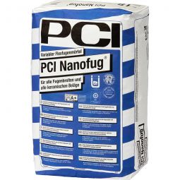 PCI Nanofug Premium Variabler Flexfugenmörtel 5-15kg, insbesondere für Feinsteinzeug und Steinzeugbeläge