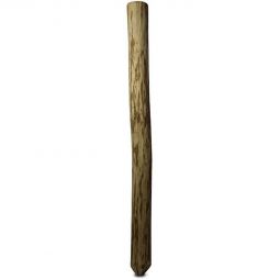 NOOR Zaunpfahl einseitig angespitzt Unbehandelter, geschälter Rundpfahl Ø 8–10 cm, 150 cm lang - Ideal für Staketenzäune