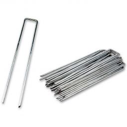 NOOR Erdanker Anti-ROST 200x25 mm extra stark Ideal zum Befestigen von Vlies und Folien – stabil und rostfrei aus verzinktem Stahl