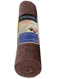 NOOR Winterschutzmatte aus Schafwolle braun Filzmatte – isolierend, luftdurchlässig und biologisch abbaubar, 100x200 cm