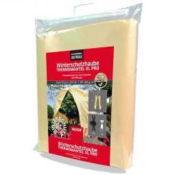 NOOR Winterschutz-Thermomantel XL PRO mit Reißverschluss und 2 Zugseilen Strapazierfähige Thermohaube, 100 % Polypropylen, wasser- und lichtdurchlässig