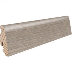 HARO Stecksockelleiste DISANO Eiche Ontario grau Nässeschutz Fußleisten 2200x19x58 mm, wasserresistent und farblich passend zu DISANO