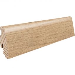 HARO Stecksockelleiste DISANO Eiche Victoria puro Nässeschutz Fußleisten 2200x19x58 mm, feuchtigkeitsbeständig in heller Eichenoptik