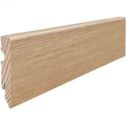 HARO Stecksockelleiste Cube Eiche Melina Eleganza puro wasserresistent Fußleisten 2200x15x80 mm, wasserresistent, natürliche und moderne Holzoptik