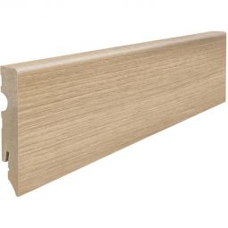HARO Stecksockelleiste Cube Silberahorn Vario Fußleisten Helle Holzoptik mit klarer Linienführung und flexibler Höhe