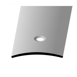 PARKETTFREUND Übergangsprofil PF 464 Alu eloxiert Silber fein geschliffen Schrauben und Dübel Übergangsschiene grau verschiedene Varianten, bis 2m