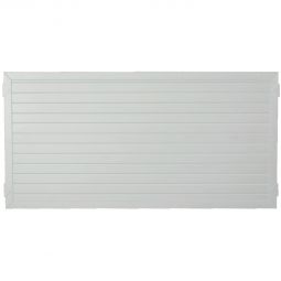 T&J Gartenzaun LIGHTLINE Kunststoffzaun weiß LIGHTLINE Gartenzaun 180x90 cm, Fensterkunststoff weiß, Nut- und Federprofil, inkl. Zaunhalter – langlebig, pflegeleicht und UV-beständig
