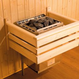 weka Ofenschutzgitter für Sauna aus Fichtenholz naturbelassen