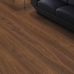 HARO Multivo Landhausdiele 1-Stab TC 4V Amerikanischer Nussbaum strukturiert Exklusiver Holz-Performanceboden (HPB) in Nussbaum-Look mit Klicksystem und Trittschallkomfort