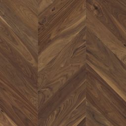 HARO Parkett MANUFAKTUR NF Chevron 4V Amerikanischer Nussbaum Selectiv Elegant gemasert, mehrfach abschleifbar, besonders langlebig, Maßen 11,3x140x740 mm