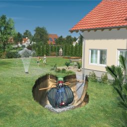 GRAF Carat Komfort Gartenanlage Zisterne Regenwassertank verschiedene Größen, inkl. Zubehör