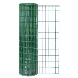 GAH Alberts Schweißgitterzaun Fix-Clip Pro® grün Metallzaun 5x10 cm Maschenweite, 0,22 cm Drahtdurchmesser, 25 m Länge