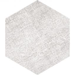 Wellker Fliesen Hexagon Fabric Silver glasiert matt Rundkante 51,5x25 cm Stärke 9 mm auch als Muster erhältlich