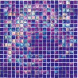 Glasmosaik Perlmutt Dunkelblau 32,7x32,7 cm Mosaikfliesen 4 mm auch als Muster erhältlich