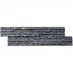 Wandverblender Naturstein Quarzkomposit Schwarz Slimline Format Z 40x10 cm Riemchen auch als Muster erhältlich
