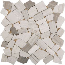 Wellker Natursteinmosaik Recife Grey / Stripes 30,5x30,5 cm Mosaikfliesen auch als Muster erhältlich