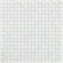 Kombimosaik Glas Naturstein Smart White 30x30 cm Mosaikfliesen 4 mm auch als Muster erhältlich