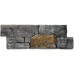 Wandverblender Naturstein auf Zement Val Gardena Format Z 60x20 cm Riemchen auch als Muster erhältlich
