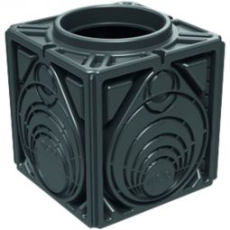 ACO Stormbrixx Blockrigole Inspektions- und Spülschacht SD/HD900 Kompakte Bauweise 594x594x497 mm, wartungsfreundlich und platzsparend