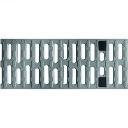 ACO Drainlock Compositrost silbergrau passend für Multiline und XtraDrain Rinnen V100