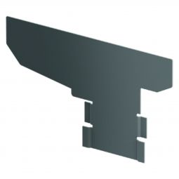 ACO Profiline Stirnwand für Keilrinne für Fassadenentwässerung Baubreite 130 mm verschiedene Materialien